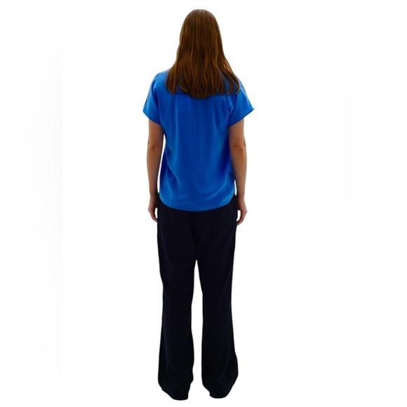 Inwear Copenhagen Rindai Blue V-Neck Blouse, US Size 18 - Picture 3 of 13